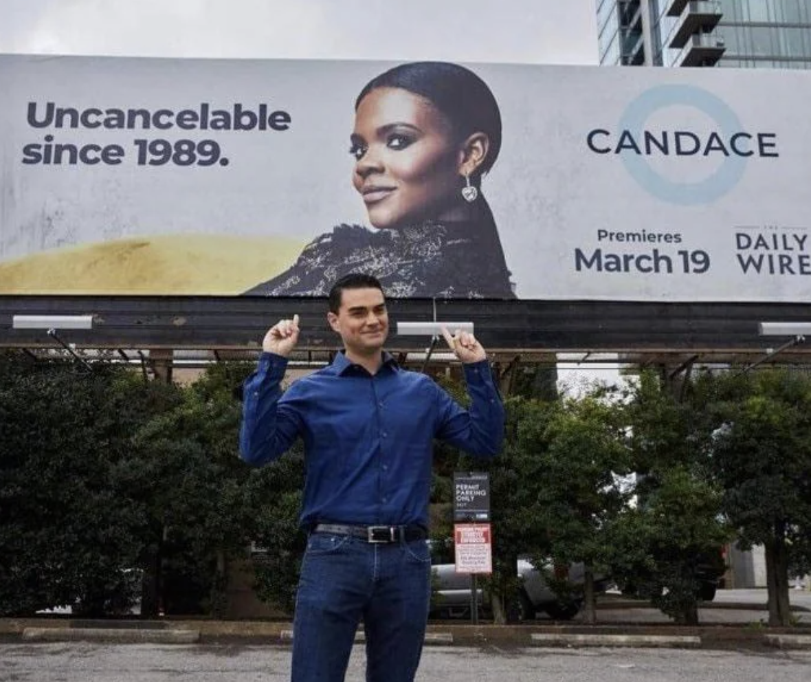 ben shapiro candace billboard - Uncancelable since 1989. Candace Premieres Daily March 19 Wire